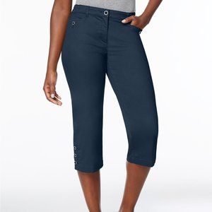 !!~ Intrepid Blue Petite Denim Capri Pants ~!!